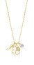 Charming gold-plated necklace for luck Chakra BHKN054