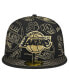 Men's Los Angeles Lakers 59FIFTY Day Allover Print Stencil Fitted Hat