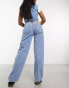 Фото #4 товара Cotton:On low rise straight leg jeans in vitnage wash blue