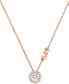 ფოტო #1 პროდუქტის Sterling Silver Cubic Zirconia Pendant Necklace