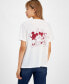 Juniors' Mickey & Friends Cotton Crewneck Tee