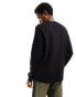 Dickies mapleton small left chest logo long sleeve t-shirt in black