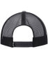 ფოტო #5 პროდუქტის Men's Gray, Black Walled Trucker Snapback Hat