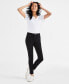 Фото #1 товара Petite Mid-Rise Curvy Skinny Jeans, Created for Macy's