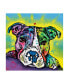 Фото #1 товара Dean Russo The Baby Pit Bull Canvas Art - 15" x 20"