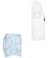 ფოტო #4 პროდუქტის Little Girls 2-Pc. Prep In Your Step Tee & Tempo Shorts Set