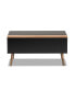 Jensen Modern and Contemporary Wood Lift Top Coffee Table with Storage Compartment