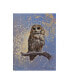 Michael Jackson 'Owl Over Background' Canvas Art - 14" x 19"