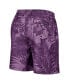 Men's Purple Baltimore Ravens Santiago Palms Board Shorts