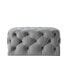 Фото #7 товара Madeline Upholstered Tufted Allover Square Cocktail Ottoman