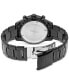 ფოტო #3 პროდუქტის Men's Chronograph Essentials Black Ion Finish Stainless Steel Bracelet Watch 43mm