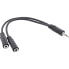 Фото #2 товара InLine 3.5mm Jack Y-Cable male to 2x 3.5mm jack female Stereo - 0.2m