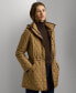 ფოტო #1 პროდუქტის Women's Hooded Quilted Coat