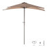 Пляжный зонт 240 x 125 x 250 cm Бежевый Алюминий