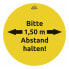 Avery Zweckform 49400 - Black - Yellow - Circle - Permanent - Ø 200 mm - A4 - Polypropylene (PP)