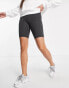 Brave Soul Tall sindy legging shorts in dark grey