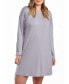 ფოტო #1 პროდუქტის Jewel Modal Plus Size Sleep Shirt or Dress in Ultra Soft and Cozy Lounge Style