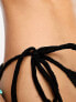 The Frolic alexandrite tie side bikini bottom in black