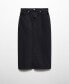 ფოტო #8 პროდუქტის Women's Denim Midi-Skirt