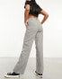 Pimkie tailored straight leg trousers in grey