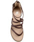 ფოტო #4 პროდუქტის Women's Zailie Strappy Gladiator Flat Sandals