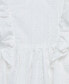 ფოტო #4 პროდუქტის Baby Girls White Embroidered Sundress
