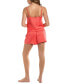 ფოტო #2 პროდუქტის Women's 2-Pc. Satin Cami Tap Pajamas Set