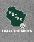Фото #8 товара Baby NBA® Milwaukee Bucks Bodysuit 12M