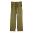 Фото #2 товара SCOTCH & SODA Daisy Straight Leg Paperbag Fit high waist pants