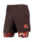 Фото #2 товара Men's Brown Cleveland Browns Running Shorts