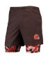 ფოტო #2 პროდუქტის Men's Brown Cleveland Browns Running Shorts