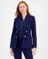 Фото #2 товара Women's Faux Double-Breasted Jacket