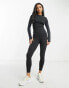 ASOS 4505 Petite Icon long sleeve slim fit top in black