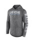 Фото #3 товара Men's Heather Charcoal Las Vegas Raiders Pill Stack Long Sleeve Hoodie T-shirt