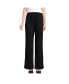 Фото #5 товара Брюки женские Lands' End из TENCEL High Rise Wide Leg - petite размер