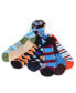 ფოტო #2 პროდუქტის Men's Casual Colorful Dress Socks 6 Pack