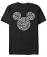 Men's Mickey Icons Fill Short Sleeve T-Shirt