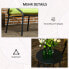 Фото #12 товара Набор садовой мебели Outsunny Rattan Gartenmöbel-Set 863-135V00GN