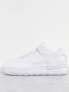 Фото #1 товара Nike Air Force 1 Shadow trainers in triple white
