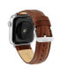 Фото #2 товара Honey Brown Smooth Genuine Leather Band Compatible with 42/44/45/Ultra/Ultra 2 Apple Watch