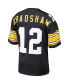 ფოტო #4 პროდუქტის Men's Terry Bradshaw Black Pittsburgh Steelers 1975 Authentic Throwback Retired Player Jersey