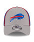 Фото #3 товара Men's Gray Buffalo Bills Pipe 39THIRTY Flex Hat