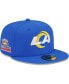 Фото #1 товара Men's Royal Los Angeles Rams Patch Up 1998 Pro Bowl 59FIFTY Fitted Hat