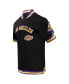 Фото #1 товара Men's Black Los Angeles Lakers Classic Warm-Up Full-Snap Jacket