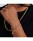 14K Solid Gold 6mm Cuban Chain Bracelet, Hollow-designed, 7 inches, approx. 6.8grams