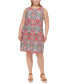 Фото #1 товара Plus Size Printed A-line Dress