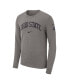 Фото #3 товара Men's Heather Gray Ohio State Buckeyes Arch 2-Hit Long Sleeve T-shirt