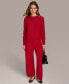 ფოტო #6 პროდუქტის Women's Cashmere-Blend Sweater