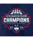 ფოტო #3 პროდუქტის Men's Navy Uconn Huskies 2024 NCAA Men's Basketball National Champions Logo T-shirt