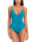 Фото #1 товара Women's Pulling Strings Knot-Detail One-Piece Swimsuit